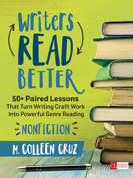 Title details for Writers Read Better by M. Colleen Cruz - Wait list